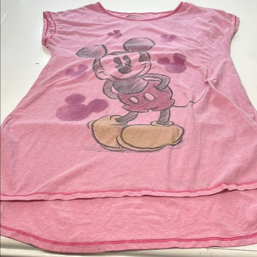Disney Pink L/XL Mickey Mouse Kids Pajama Dress